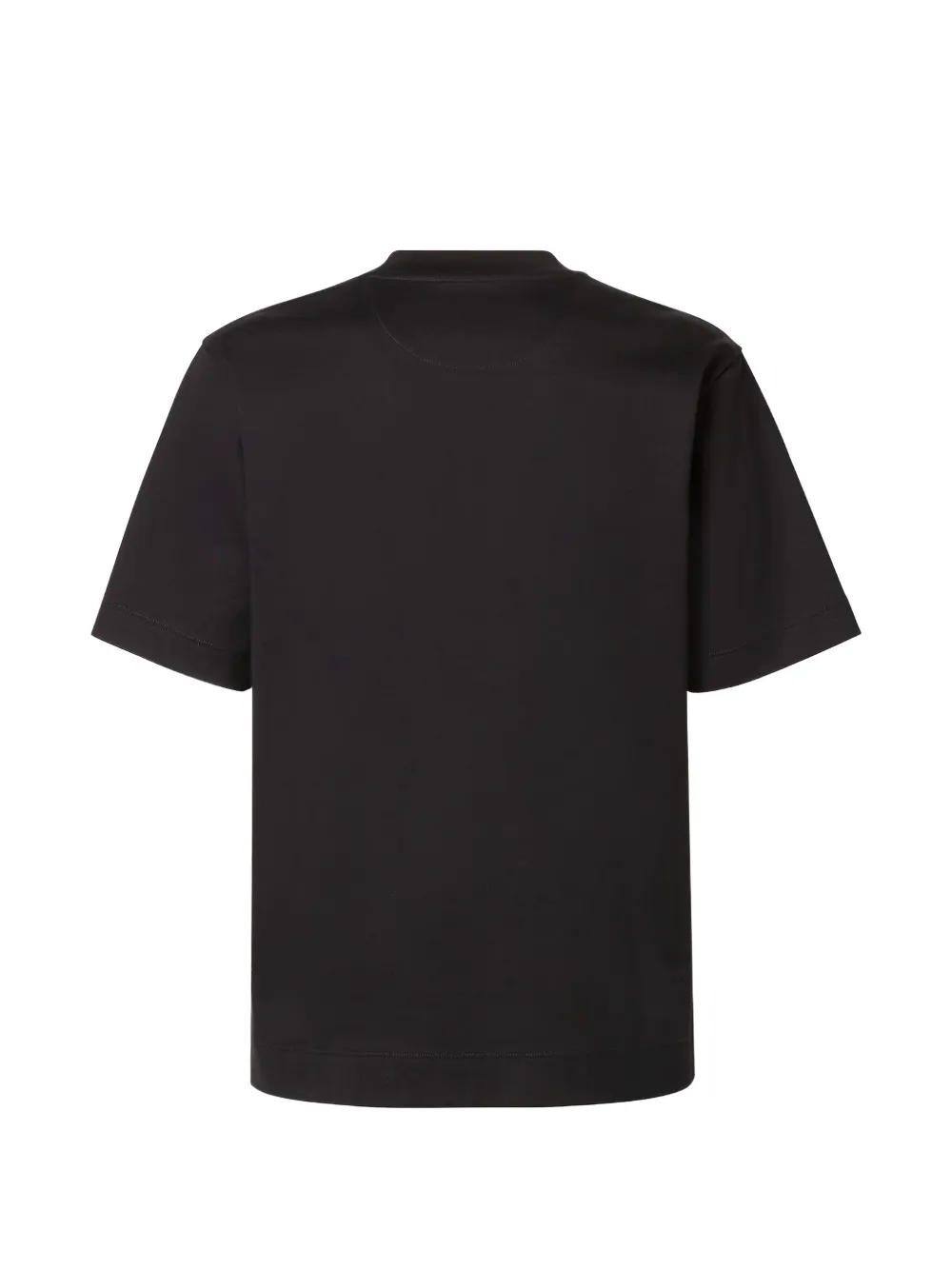 FENDI embroidered T-shirt - Zwart