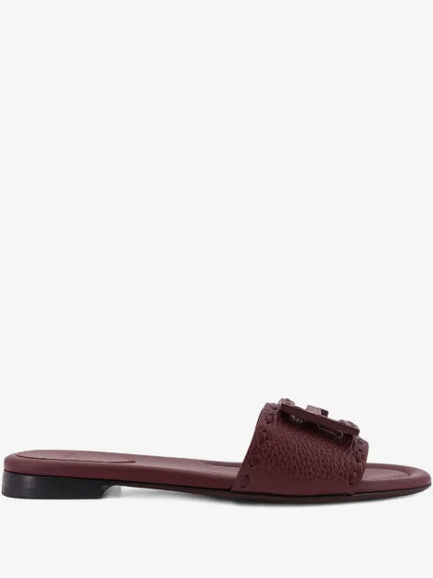 FENDI embossed logo strap sandals
