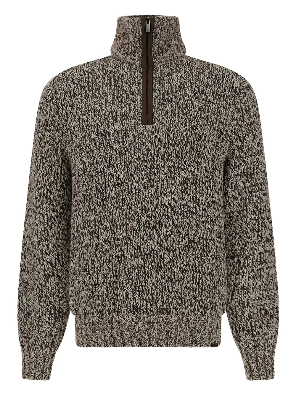Paul & Shark half-zip sweater | Brown | Image 1
