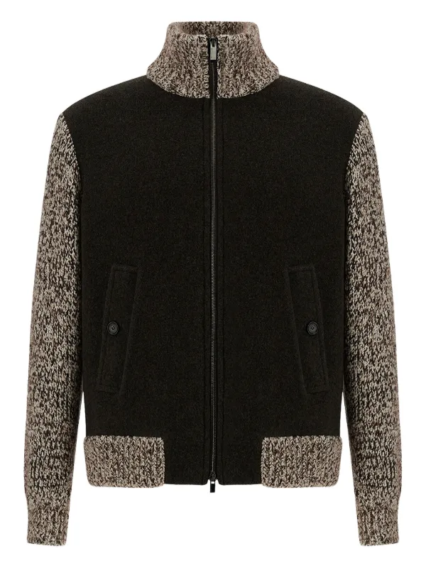 Paul & Shark Panelled Jacket in Black