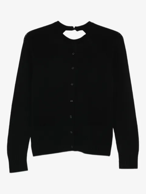 Cordera Cardigan com recorte vazado