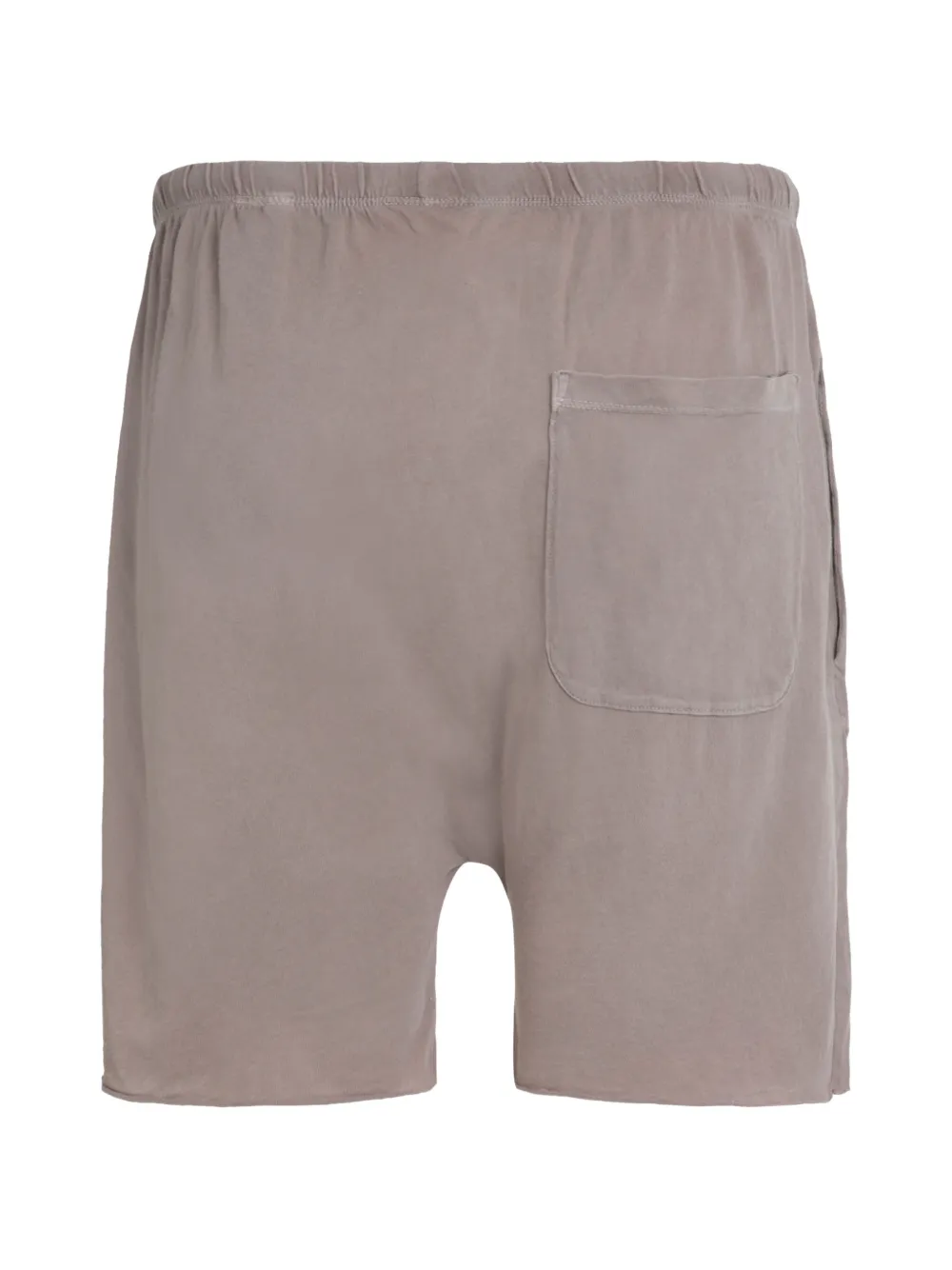  The Great. Drawstring Cotton Shorts - Neutrals 