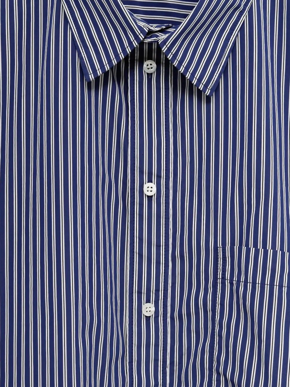 Balenciaga Striped Shirt | Blue | FARFETCH ZA