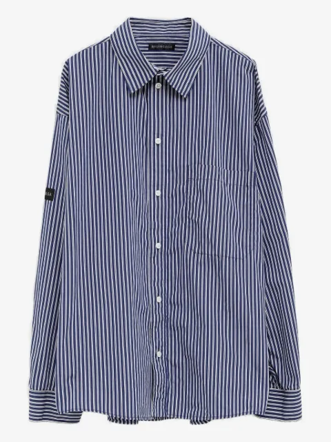 Balenciaga striped oversized shirt