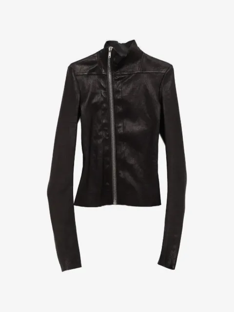 Rick Owens zip-up leather  jacket