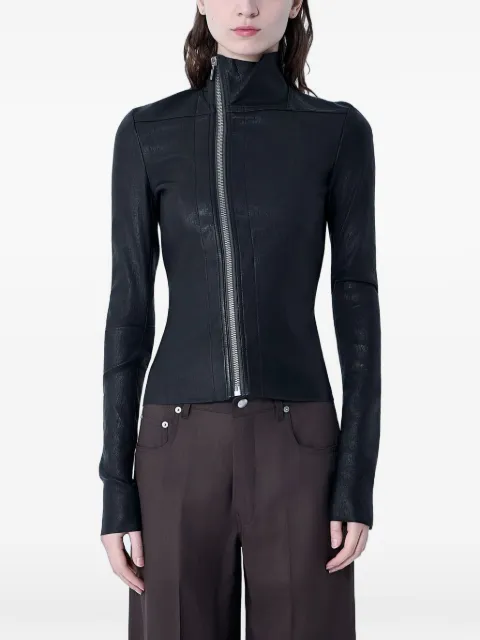 Rick Owens zip-up leather jacket