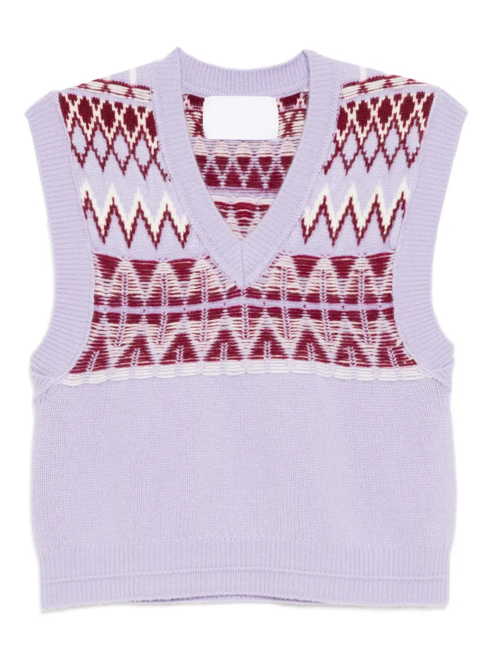CUDDLEUP cashmere vest - Viola