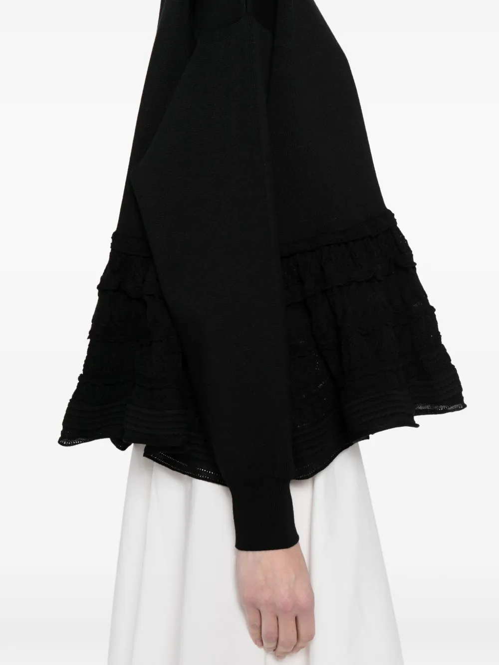 Peplum-Hem Jumper