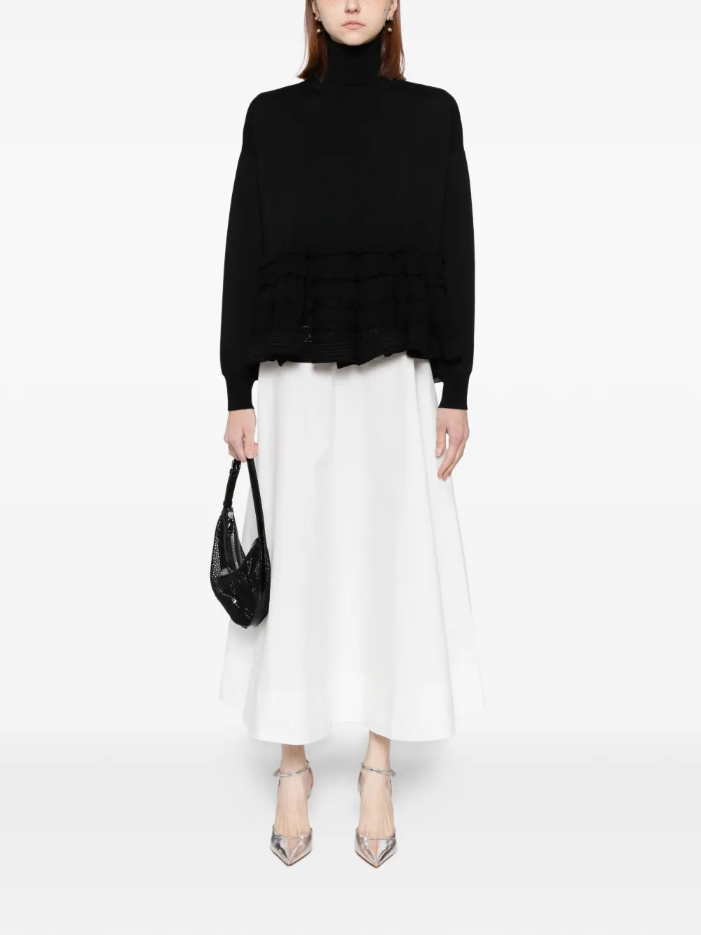 Peplum-Hem Jumper