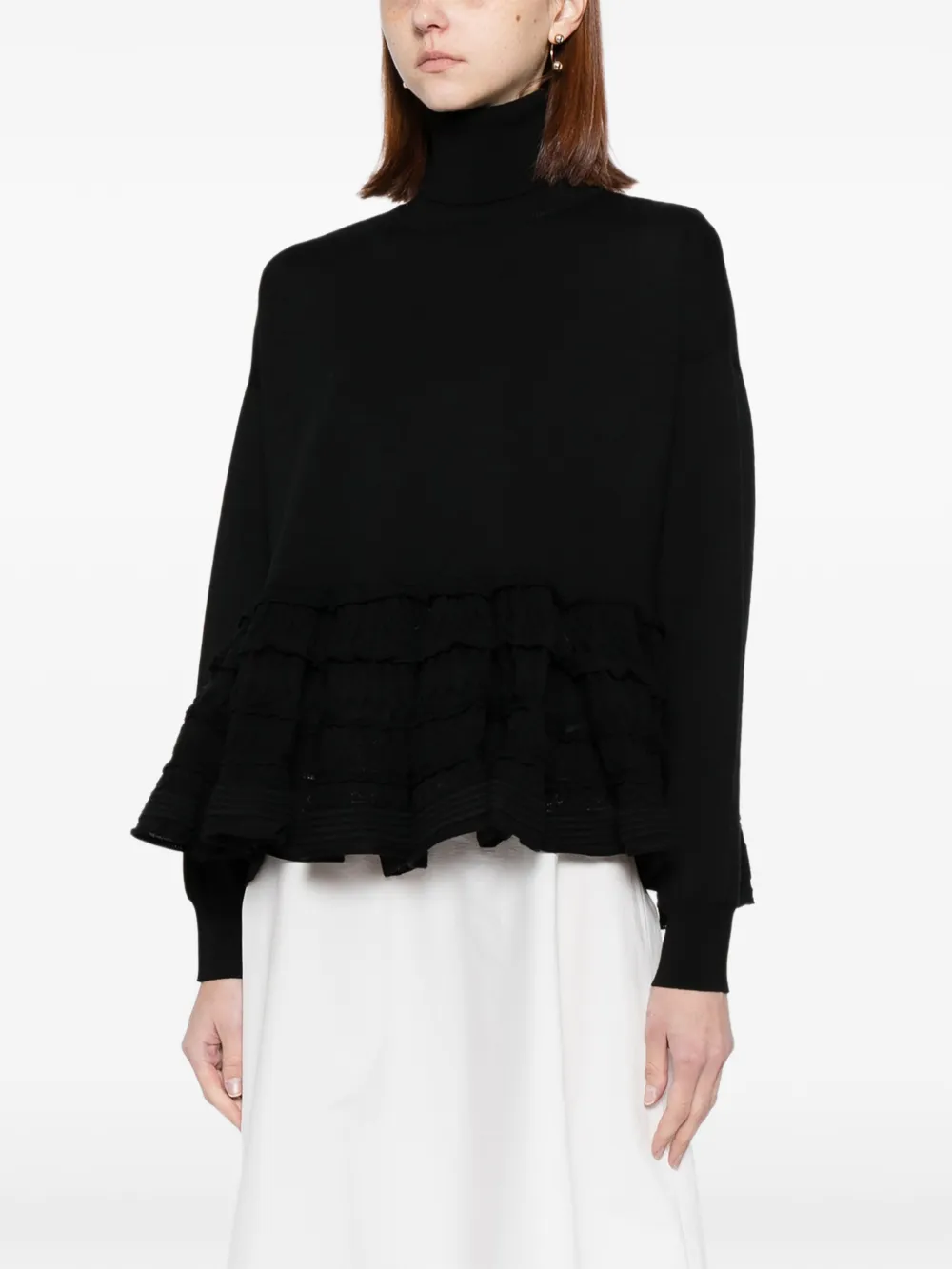 Peplum-Hem Jumper