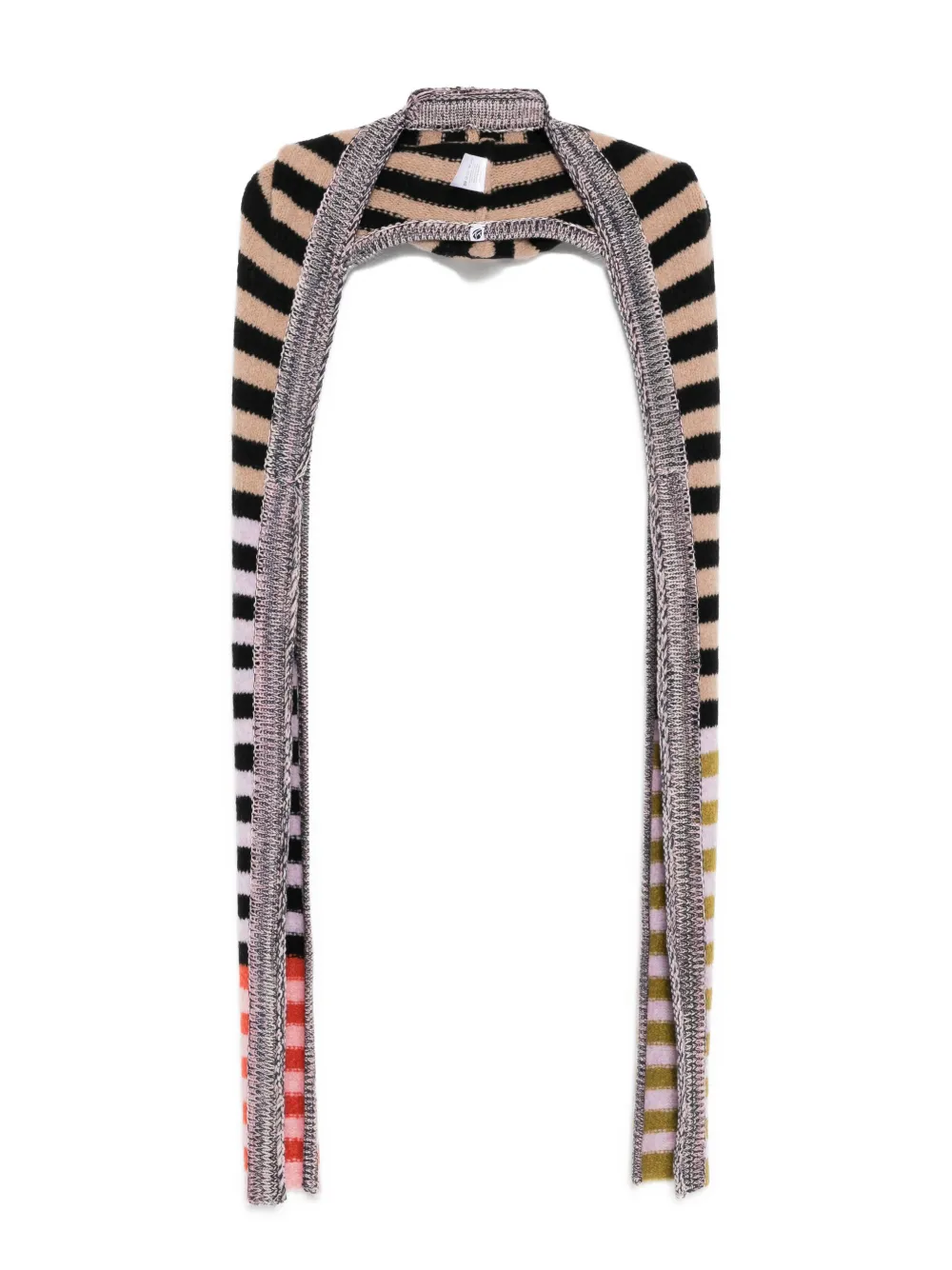 YANYAN KNITS striped scarf - Toni neutri