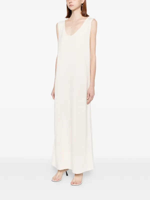 ivory midi dress for wedding Ivory Strapless Beaded Bow Back Midi Dress main image 1