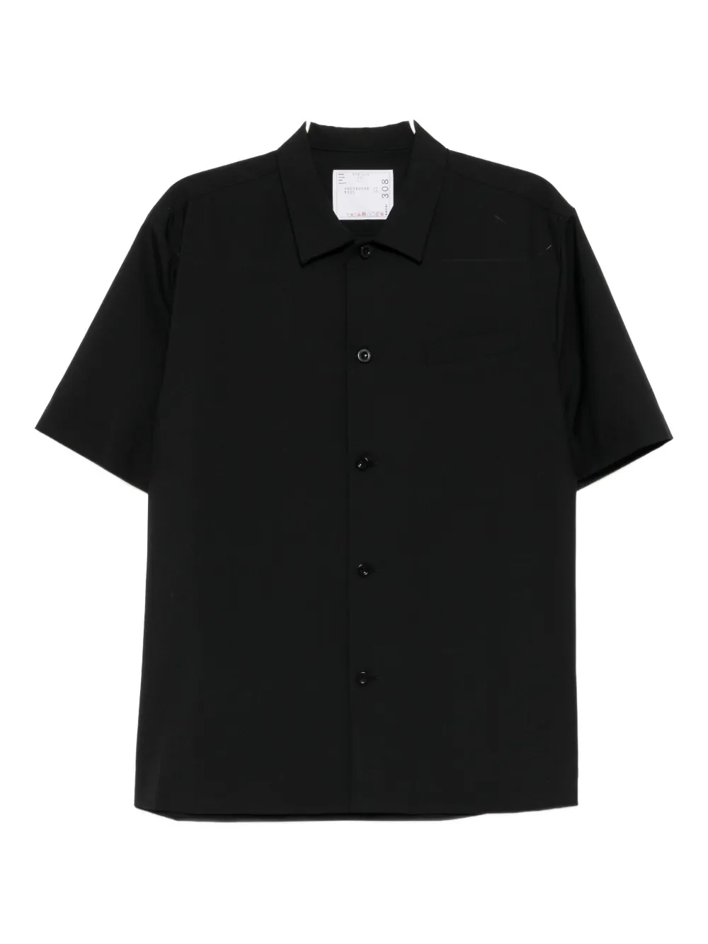sacai short-sleeves shirt - Nero