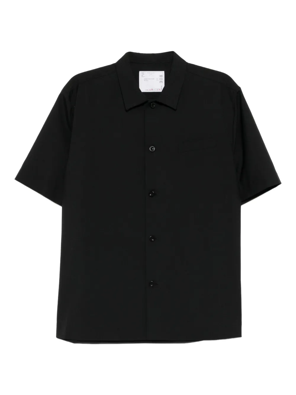 sacai short-sleeves shirt - Nero