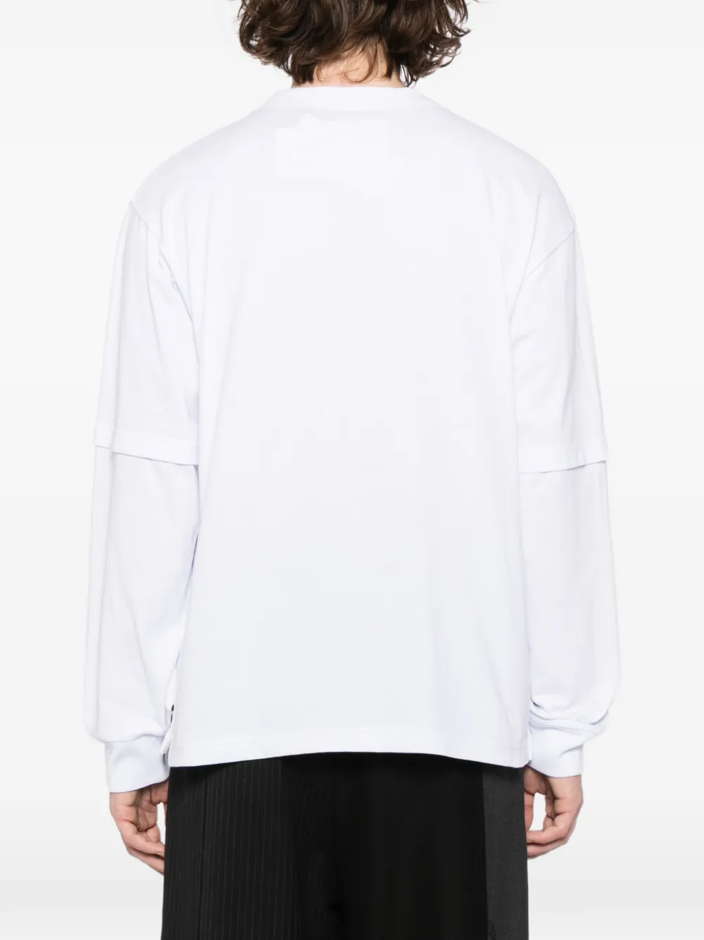 Sacai レイヤード Tシャツ | ホワイト | FARFETCH JP