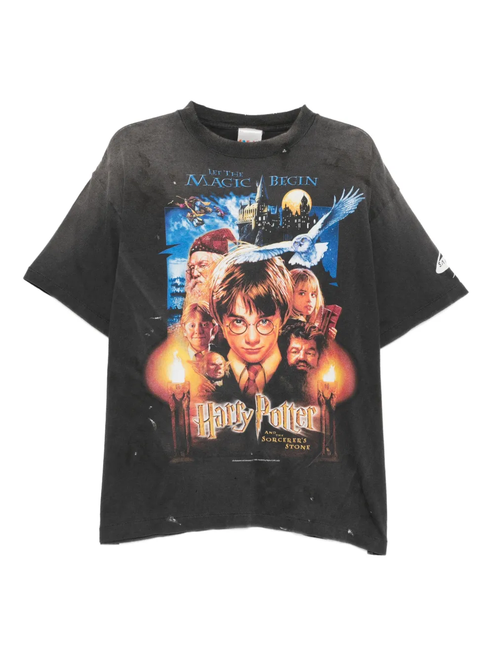 SAINT MXXXXXX graphic-print T-shirt - Grigio