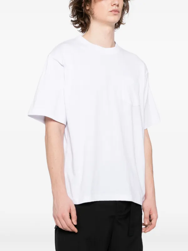 Sacai Chest Pouch Pocket T-shirt | White | FARFETCH JO