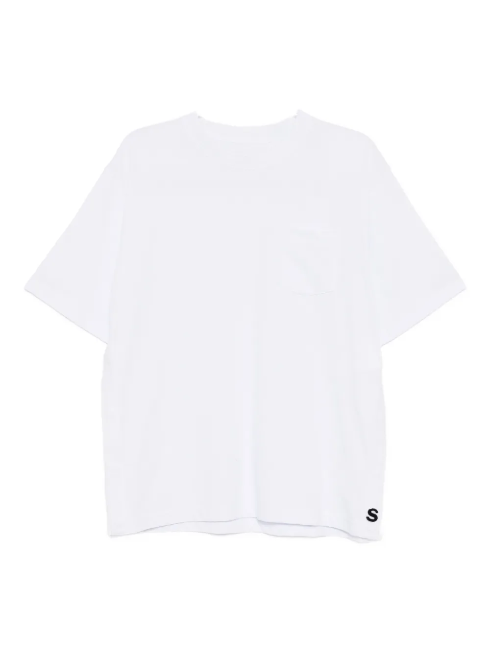 sacai chest pouch pocket T-shirt - Bianco