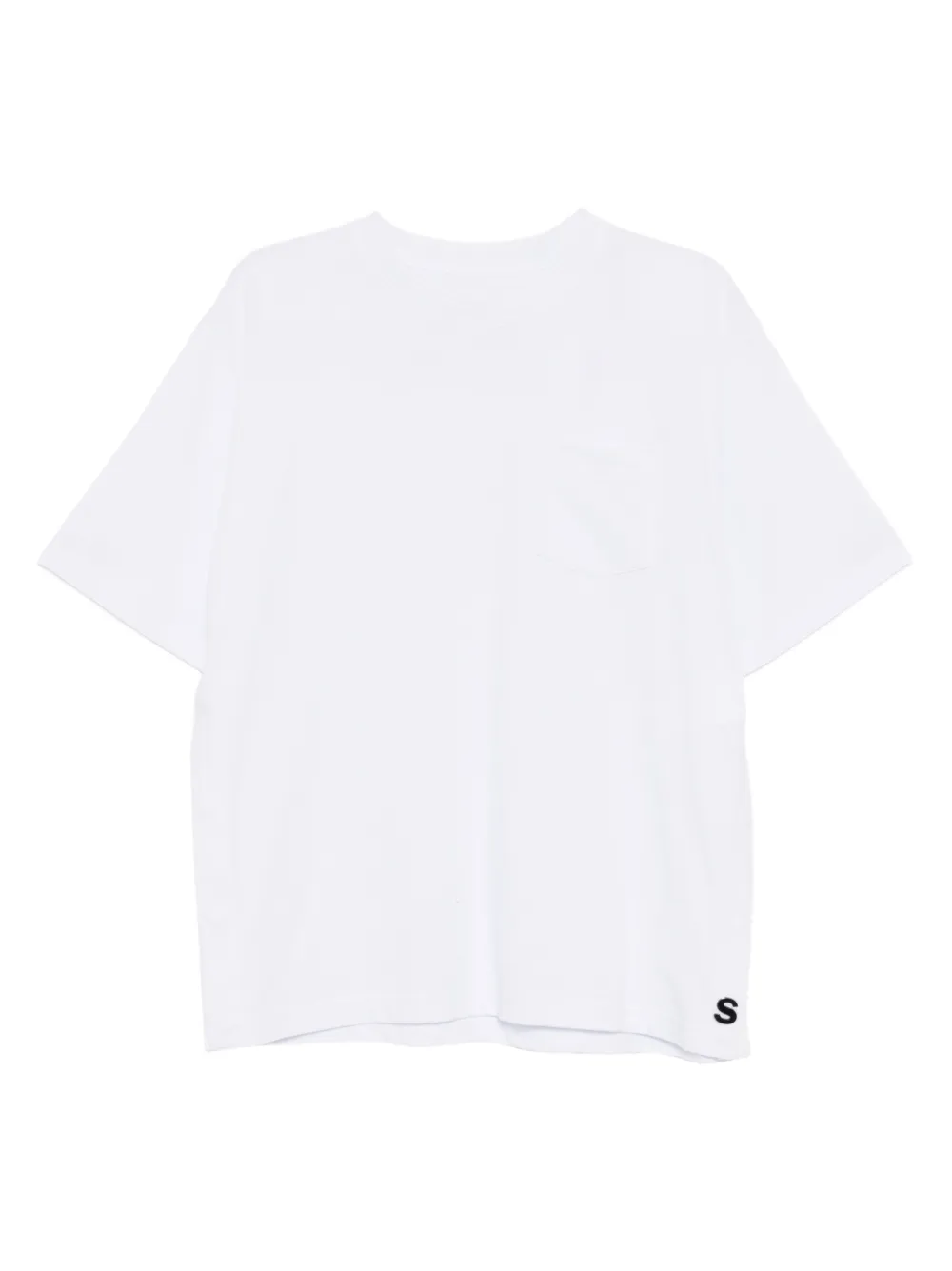 sacai chest pouch pocket T-shirt - Bianco