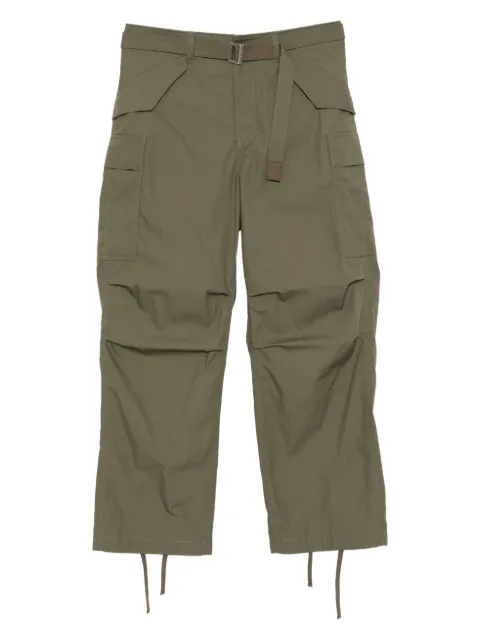 sacai belted cargo pants 