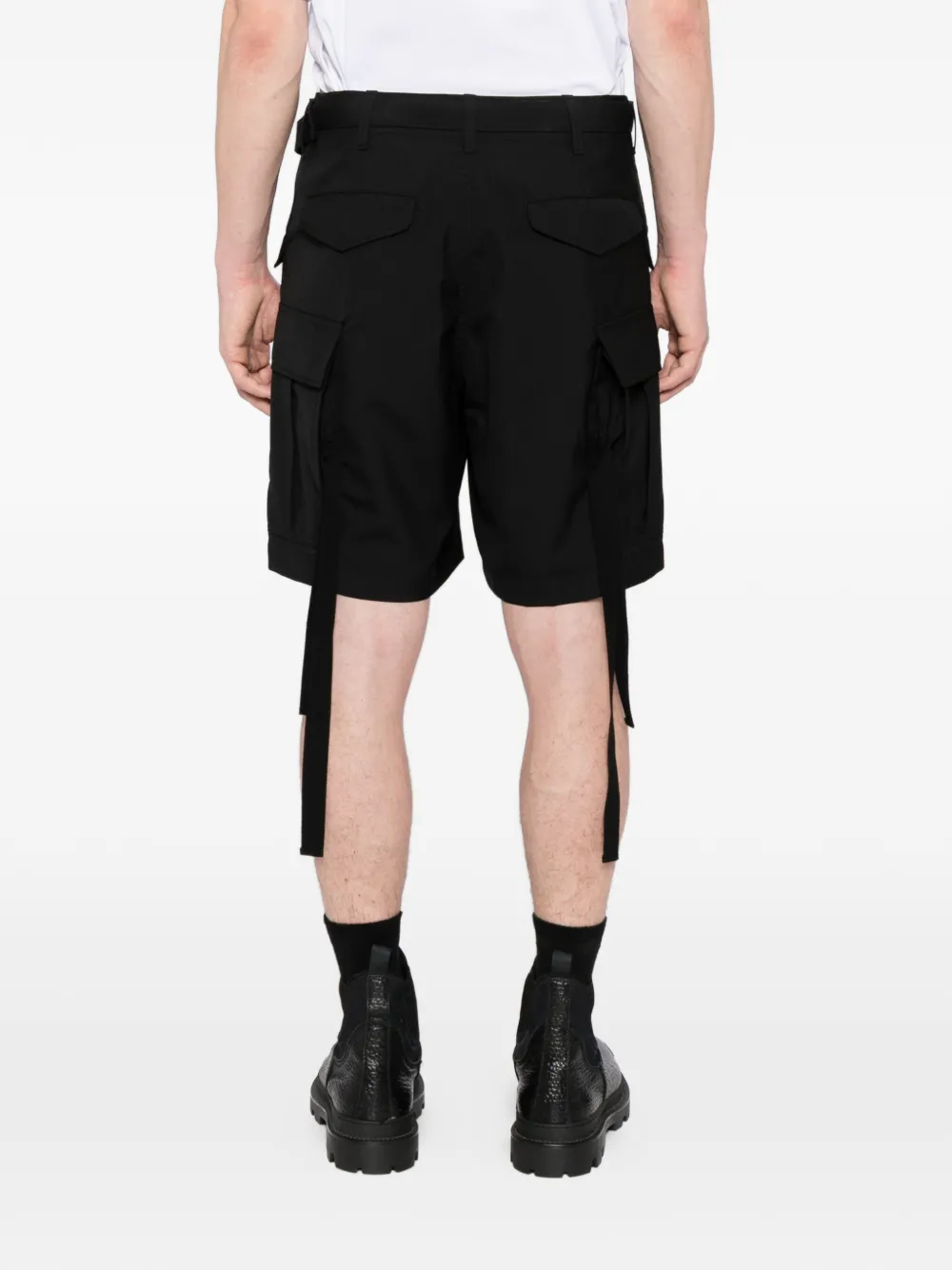 Sacai ショートパンツ | ブラック | FARFETCH JP