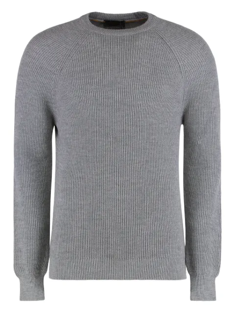 Moorer ribbed crew-neck sweater