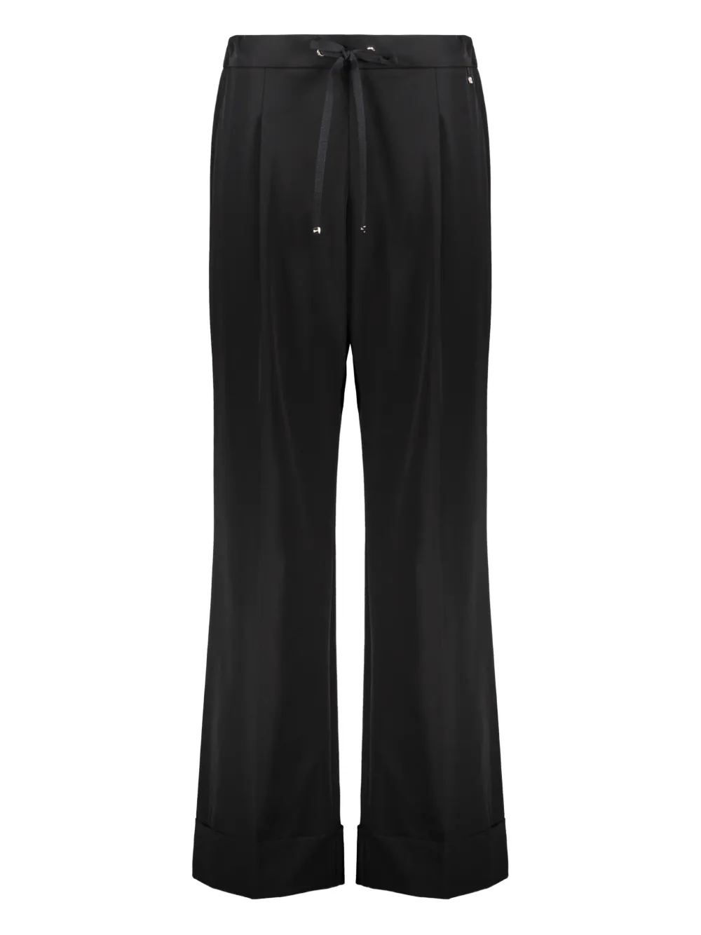 Herno flared drawstring trousers | noir | Image 1