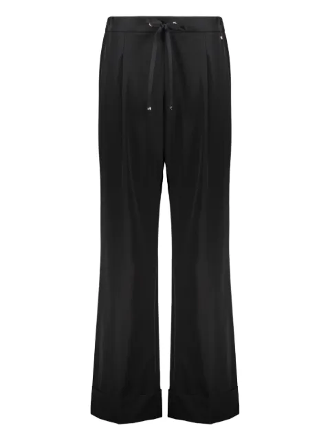 Herno flared drawstring trousers