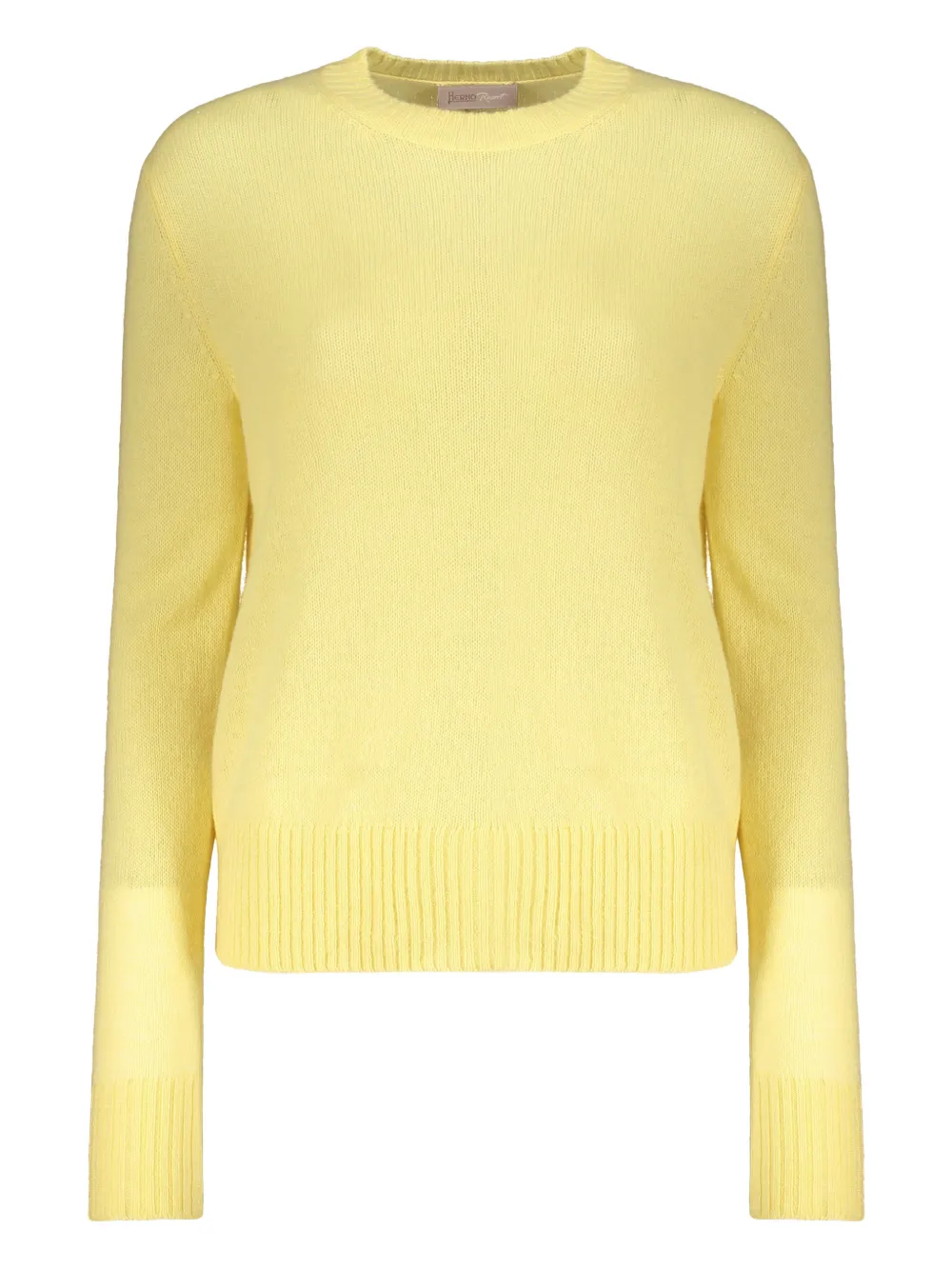 Herno long-sleeve sweater - Yellow