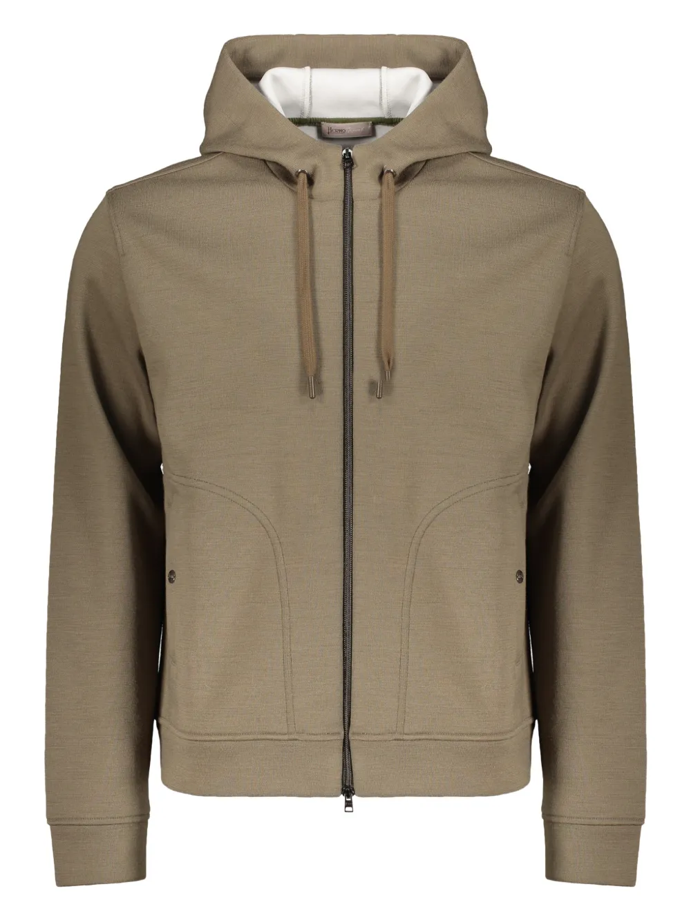 Herno zip hooded jacket | Brown | Image 1