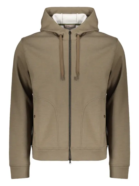 Herno zip hooded jacket