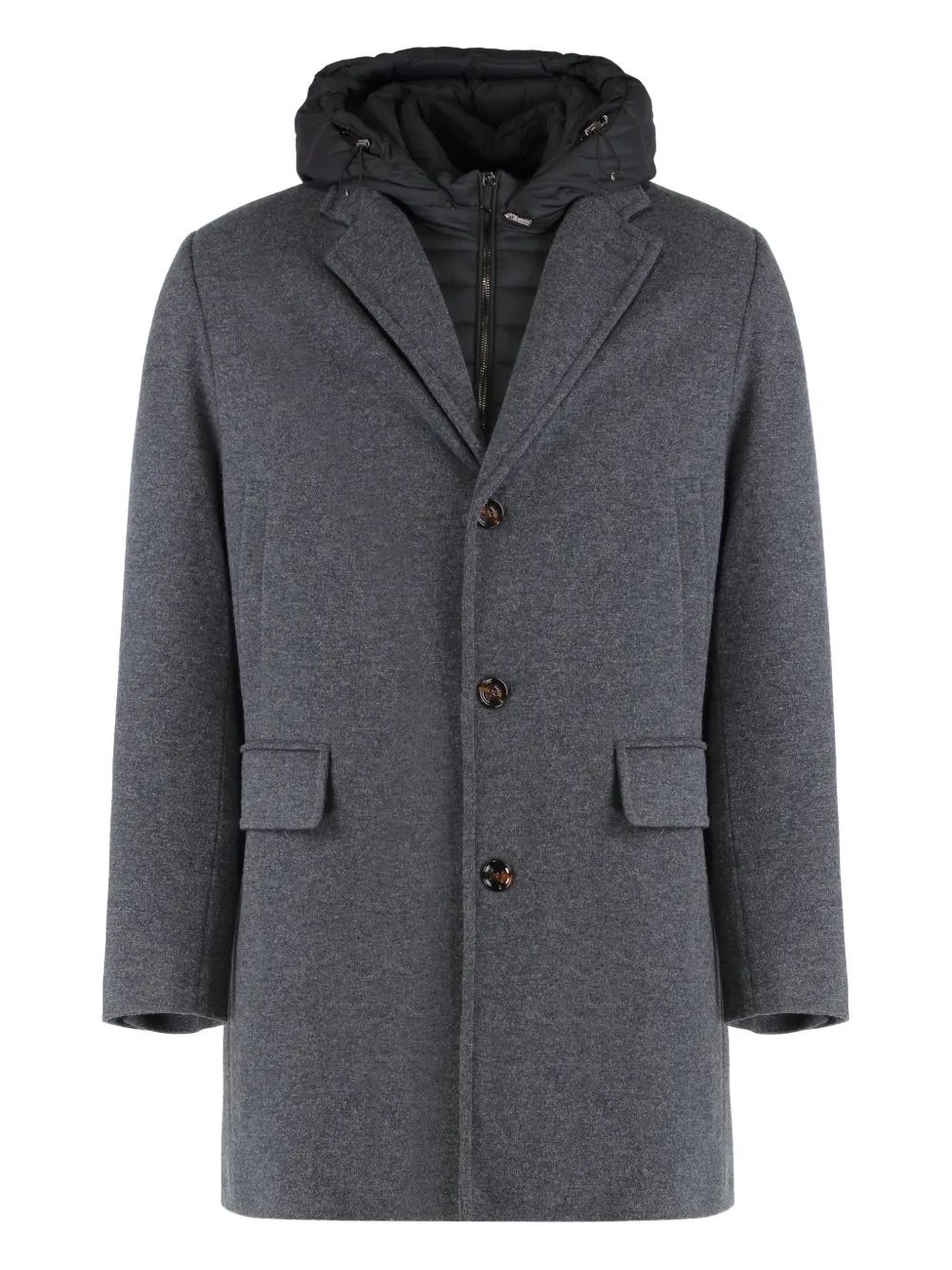 Moorer removable-lining coat | Grey | Image 1