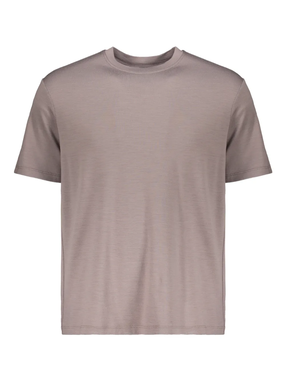 Herno short-sleeve round-neck T-shirt - Marrone