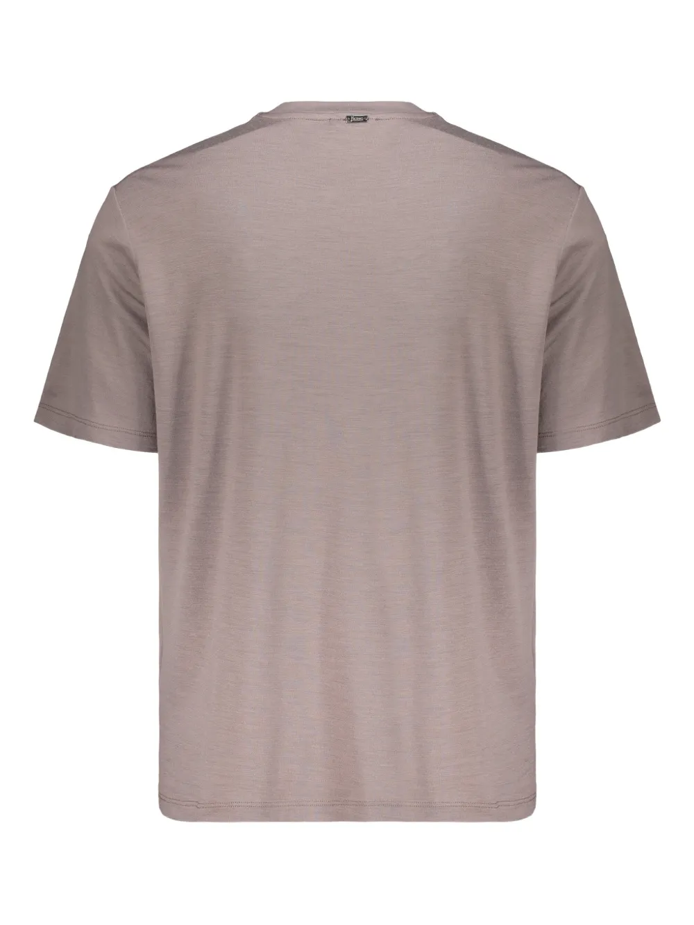 Herno short-sleeve round-neck T-shirt - Bruin