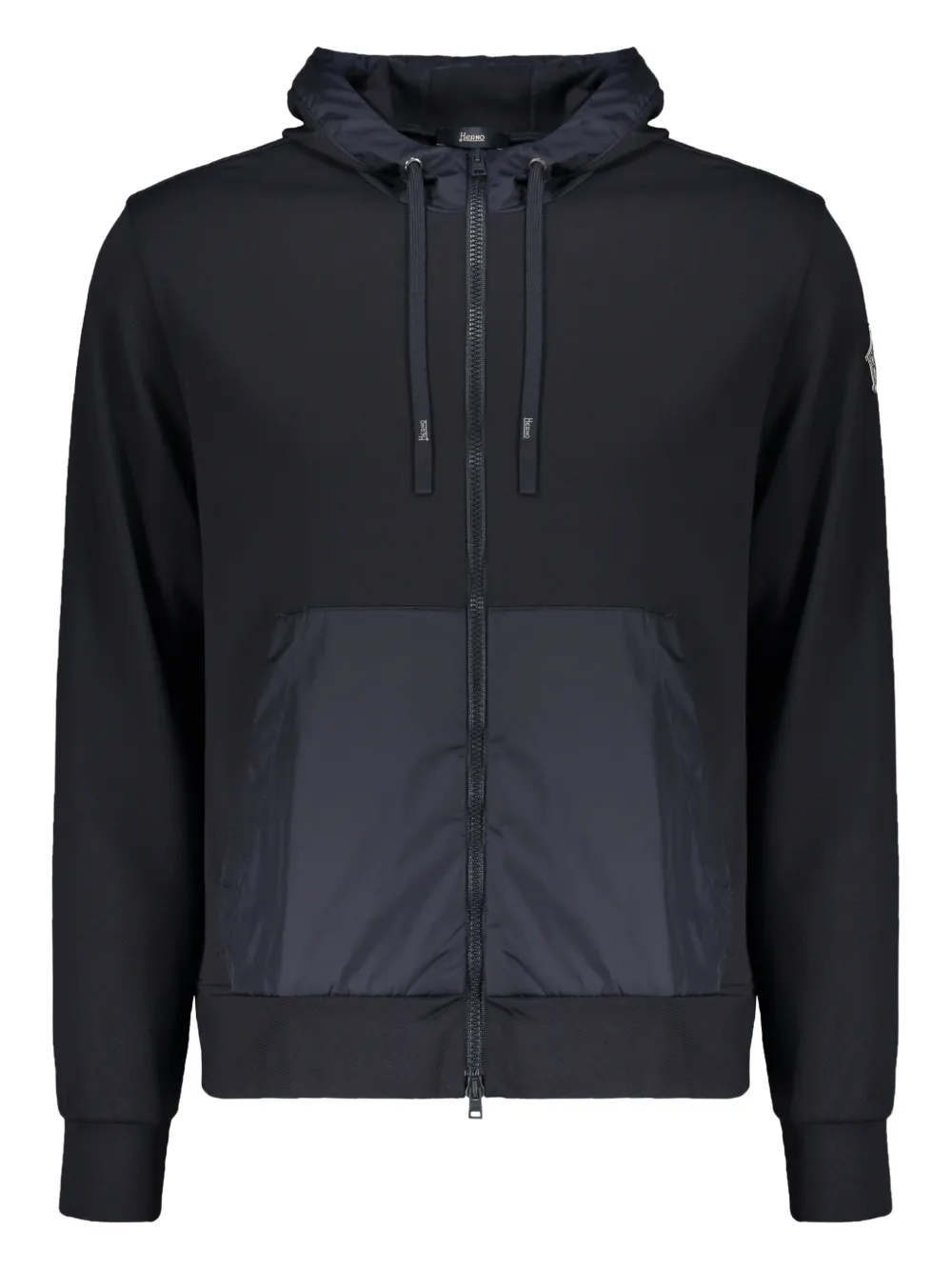 Herno zip hoodie - Blu