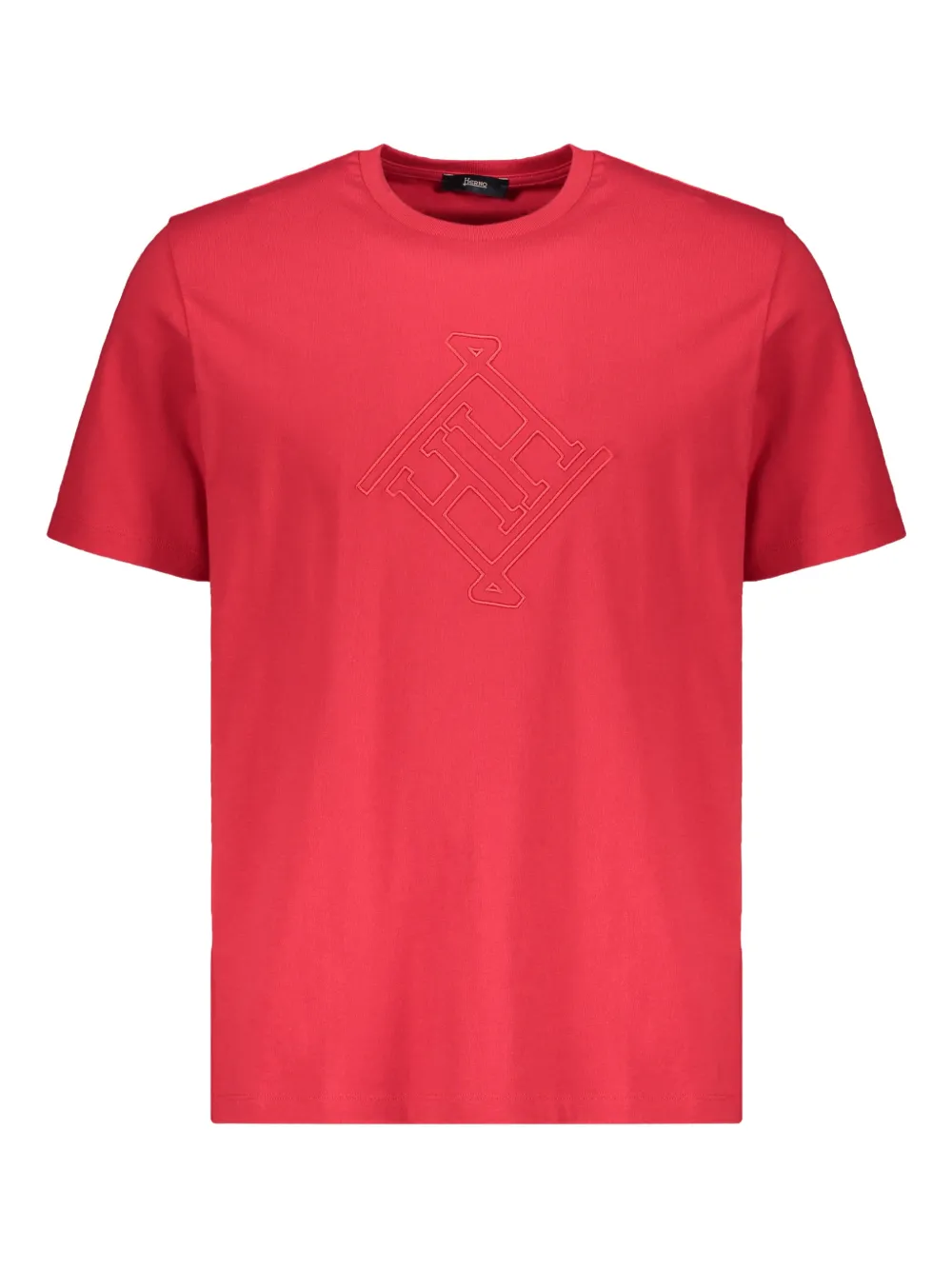 Herno logo-motif short-sleeve T-shirt - Rosso