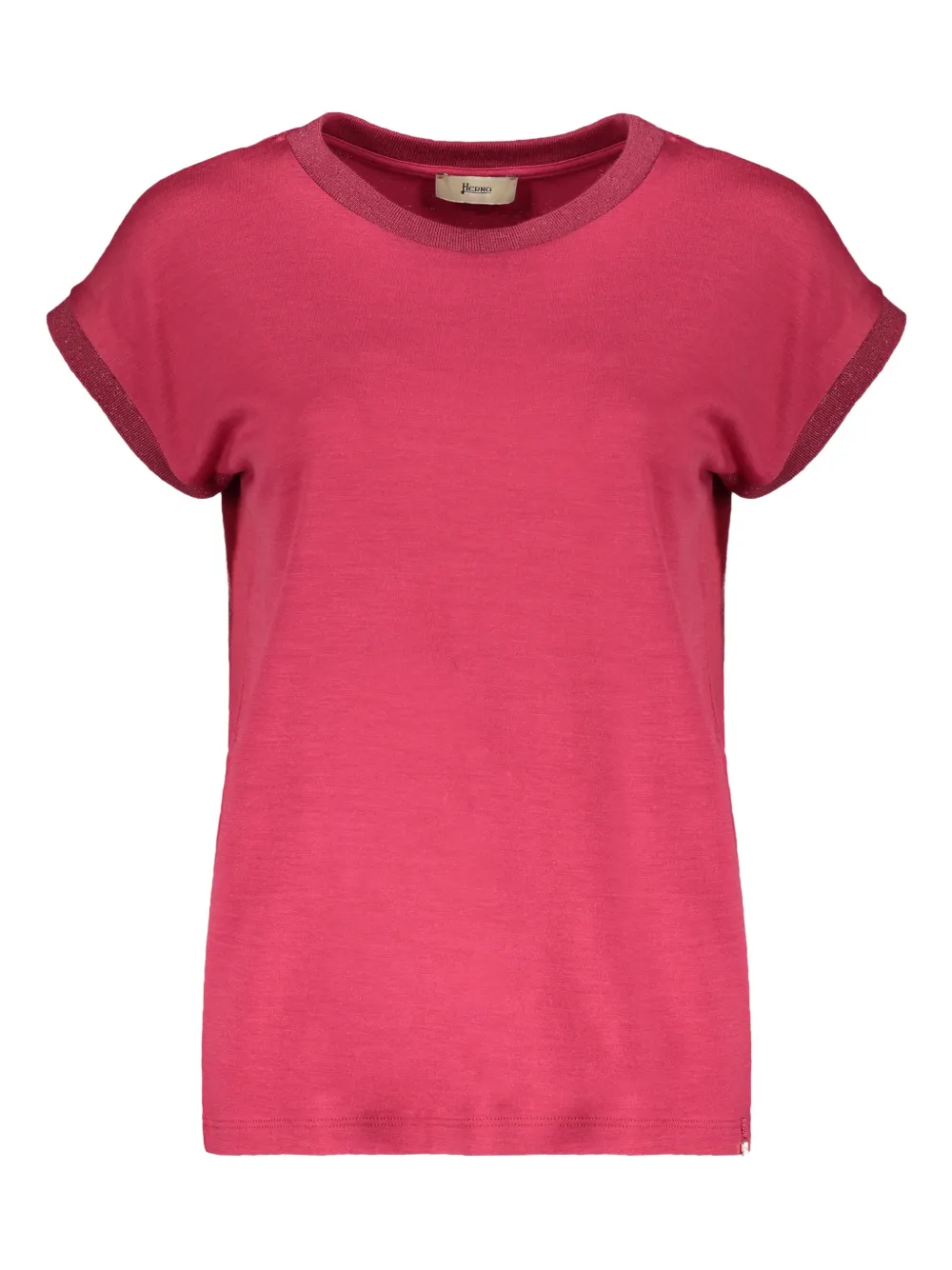 Herno short-sleeve wool T-shirt - Rosa