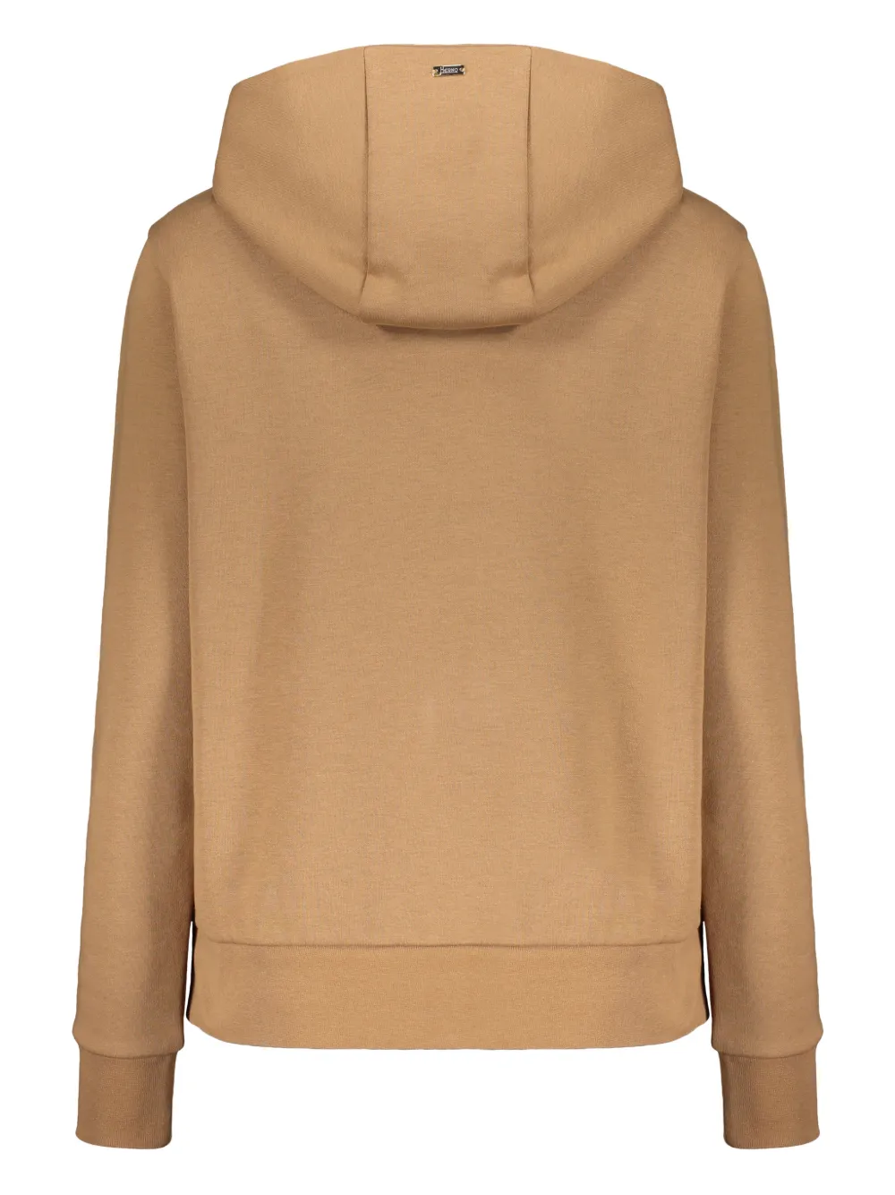 Herno logo-detail hoodie - Bruin