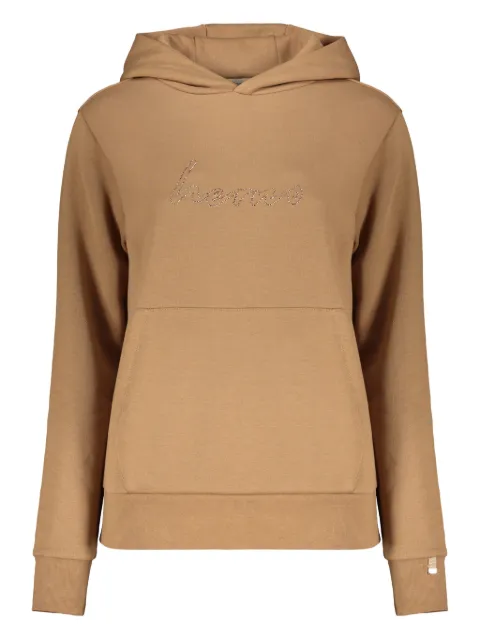 Herno logo-detail hoodie