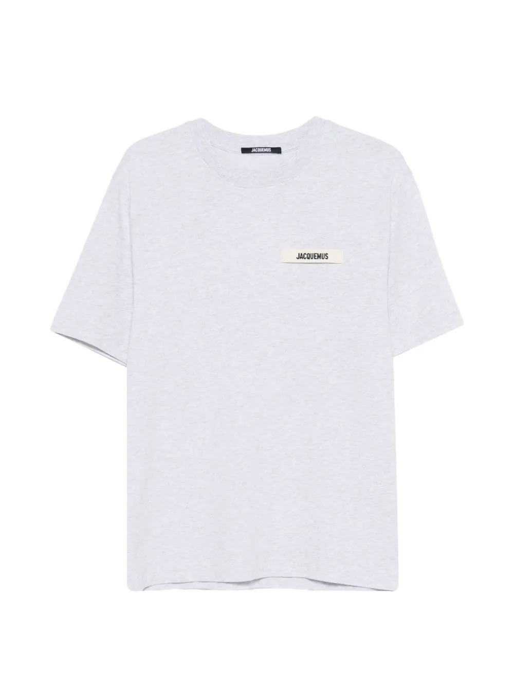 Jacquemus Gros Grain logo-patch T-shirt | gris | Image 1