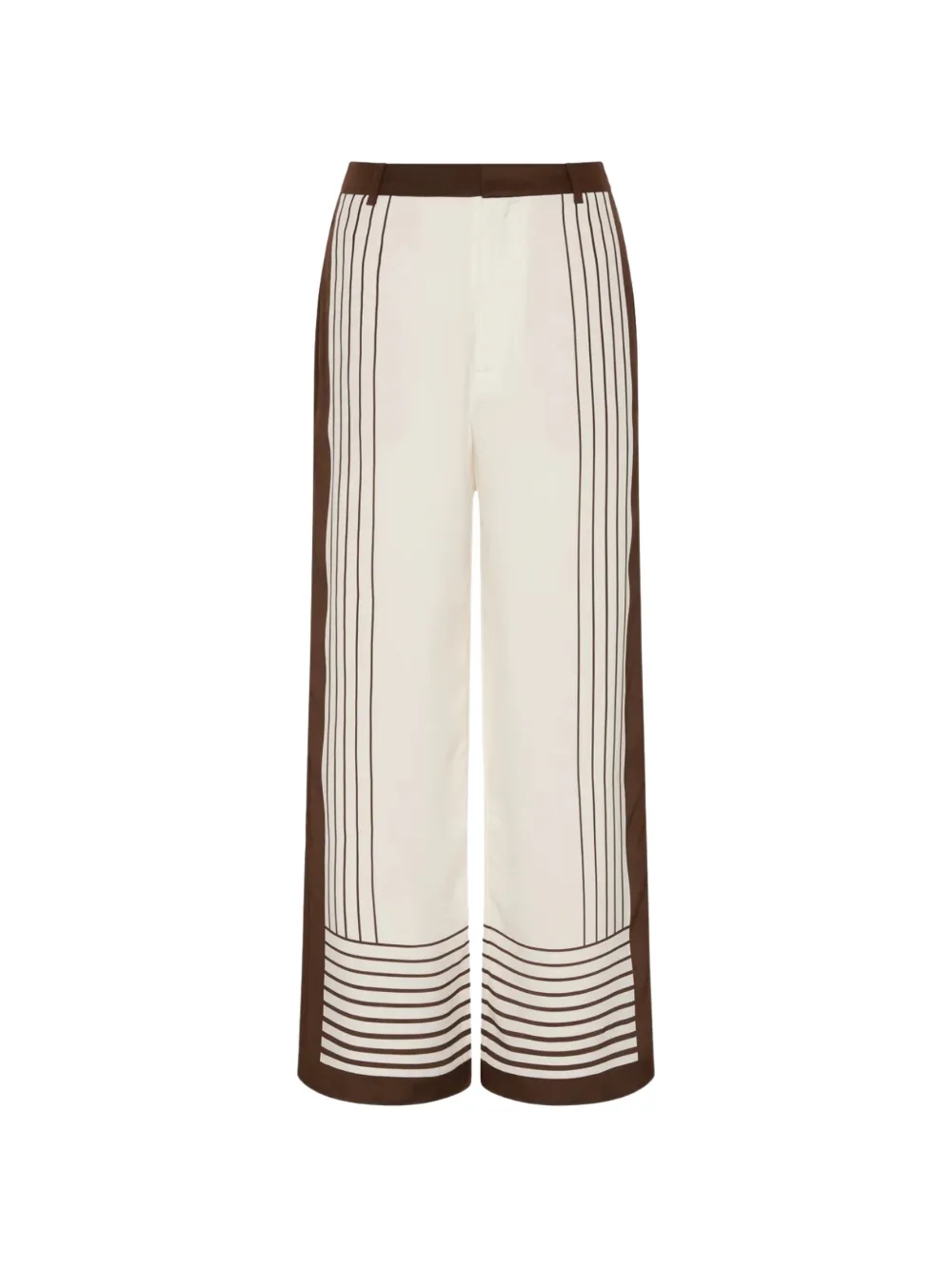 SIR. striped-detail trousers - Toni neutri