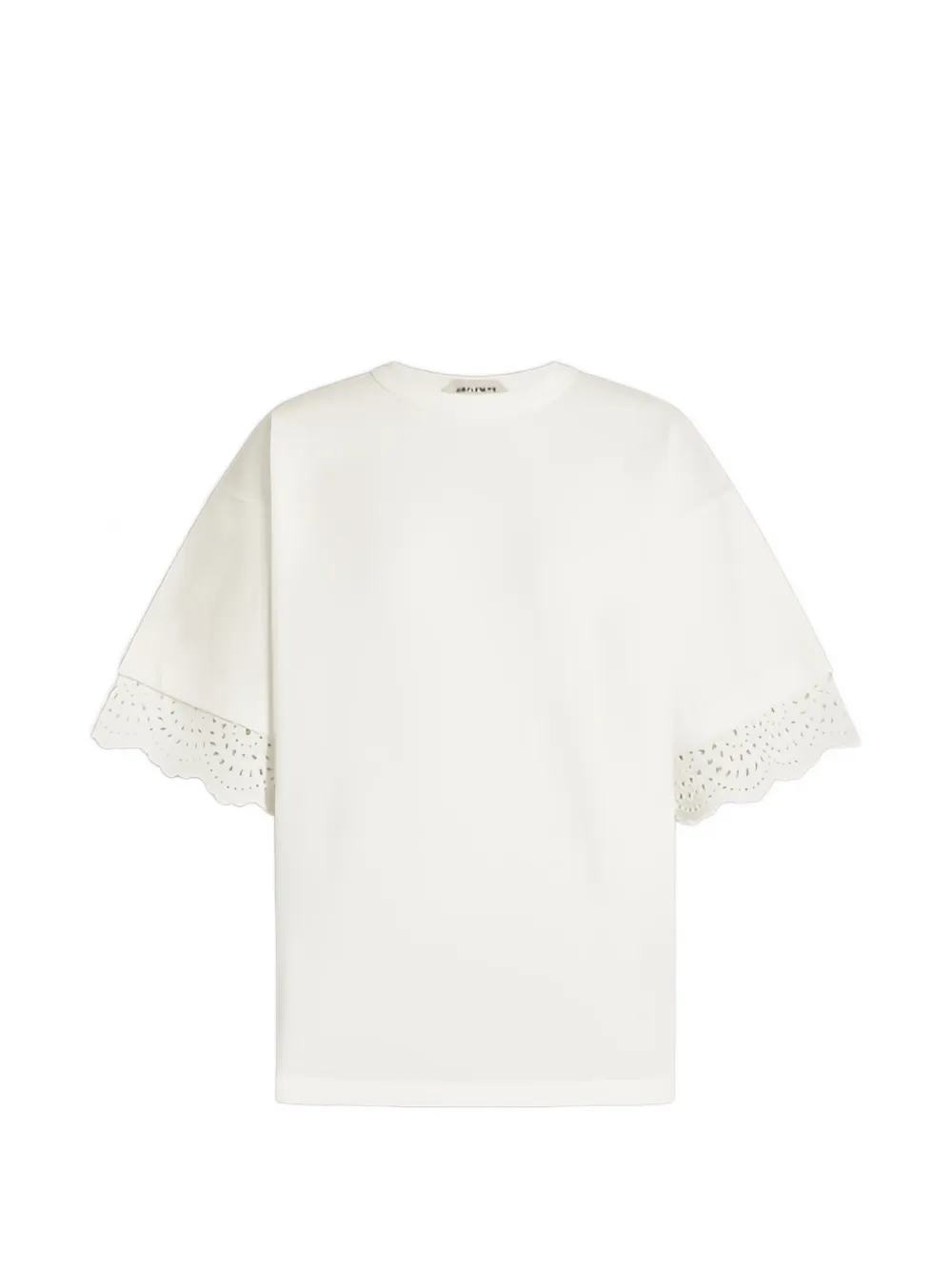 Alberta Ferretti sleeve-detail T-shirt - Bianco