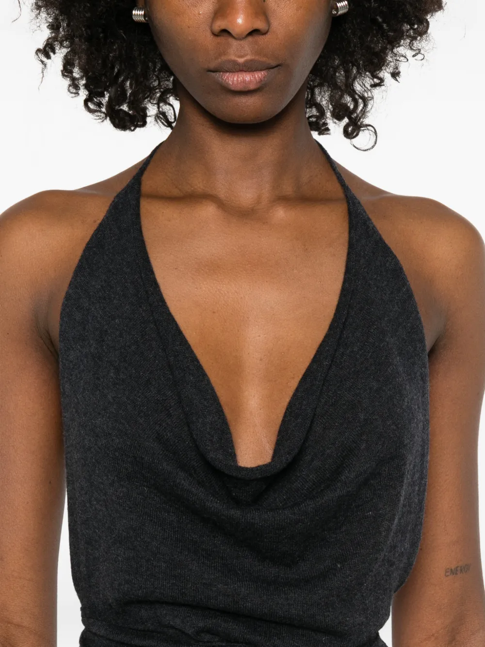 Halterneck Tie Top