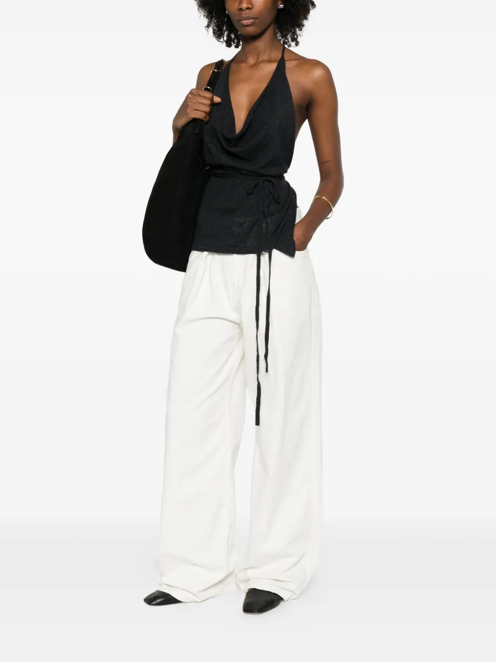 Halterneck Tie Top
