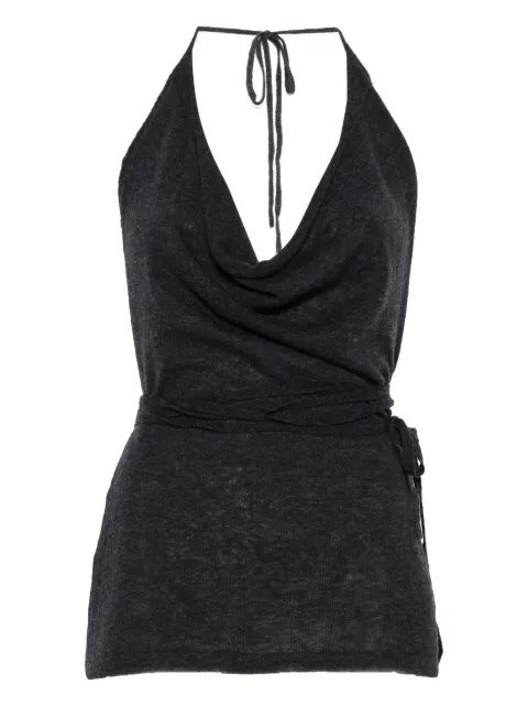 Cordera halterneck tie top