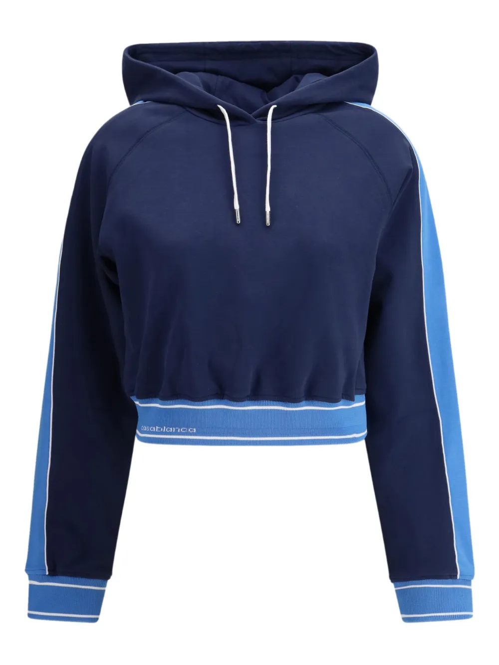Casablanca cropped hoodie - Blu