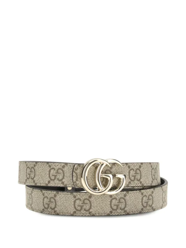 GUCCI グッチ　ベルト　マーモント　GGスプリーム　GG スプリーム Gucci GGスプリーム ベルト | ニュートラル | FARFETCH JP