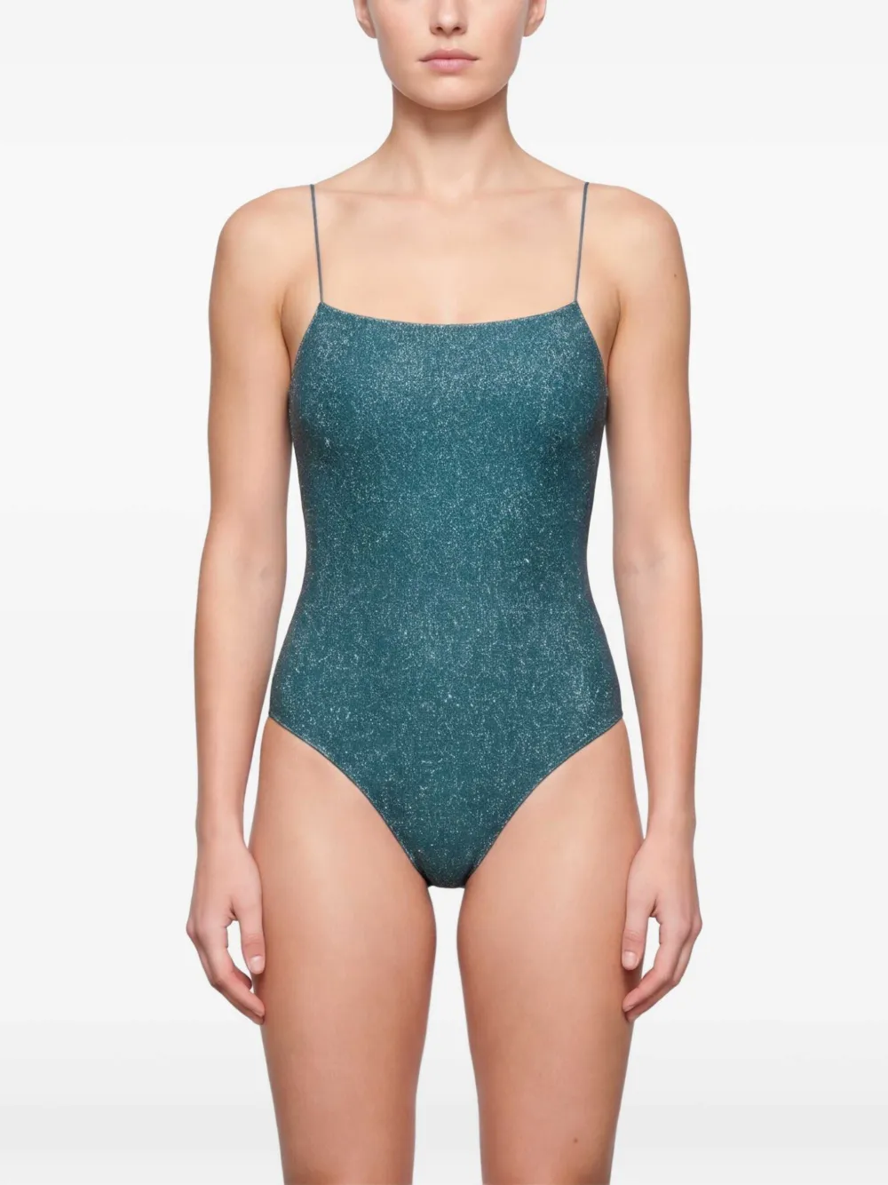 Oséree Lumière badpak met spaghettibandjes Blauw