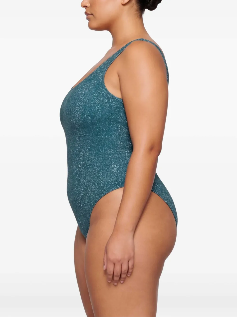 Oséree Glanzend badpak Blauw