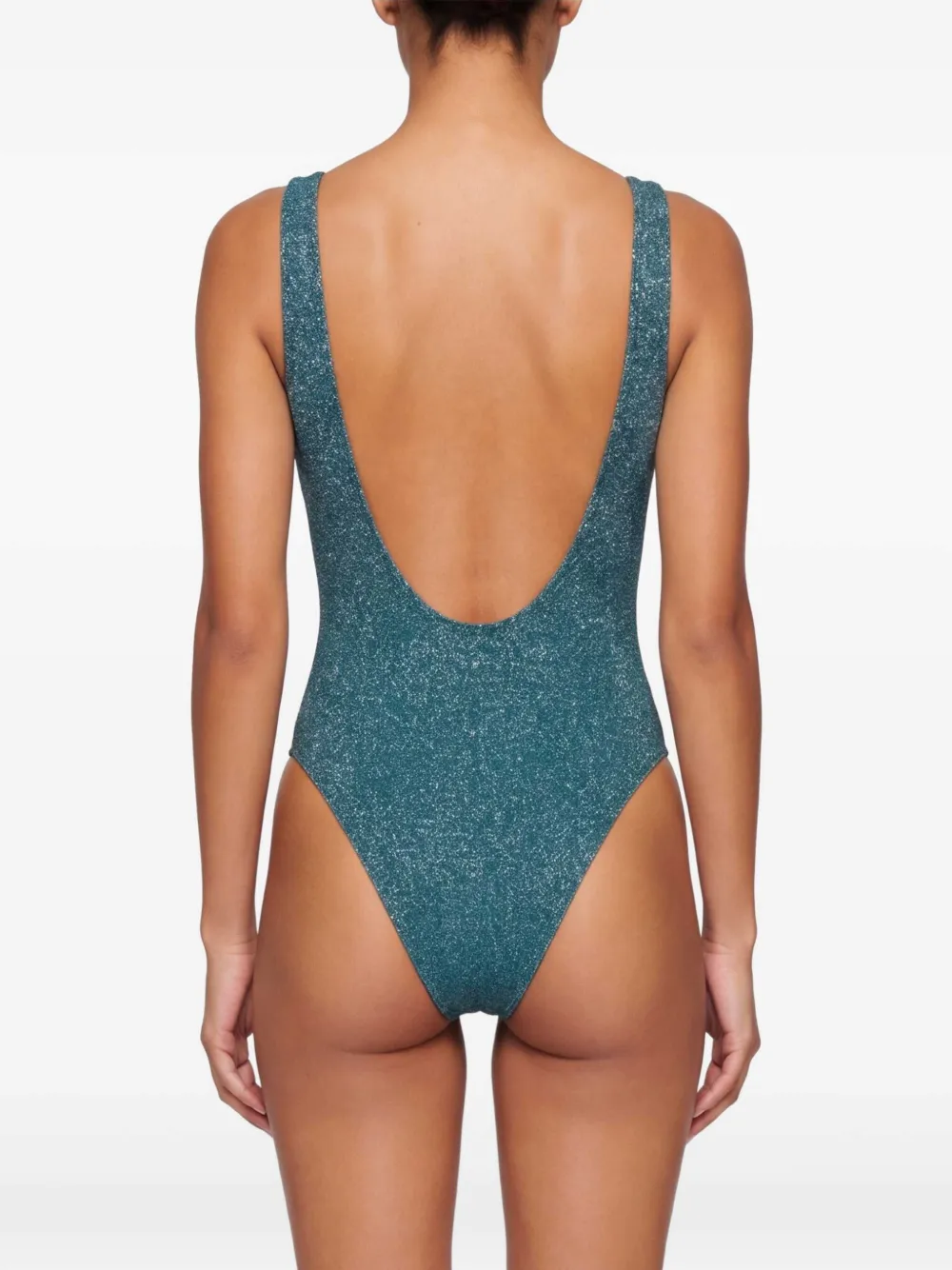 Oséree Glanzend badpak Blauw